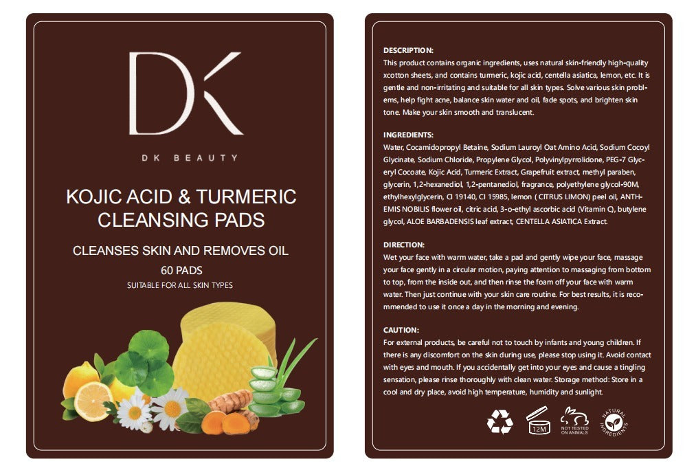 Turmeric Kojic Acid Pads