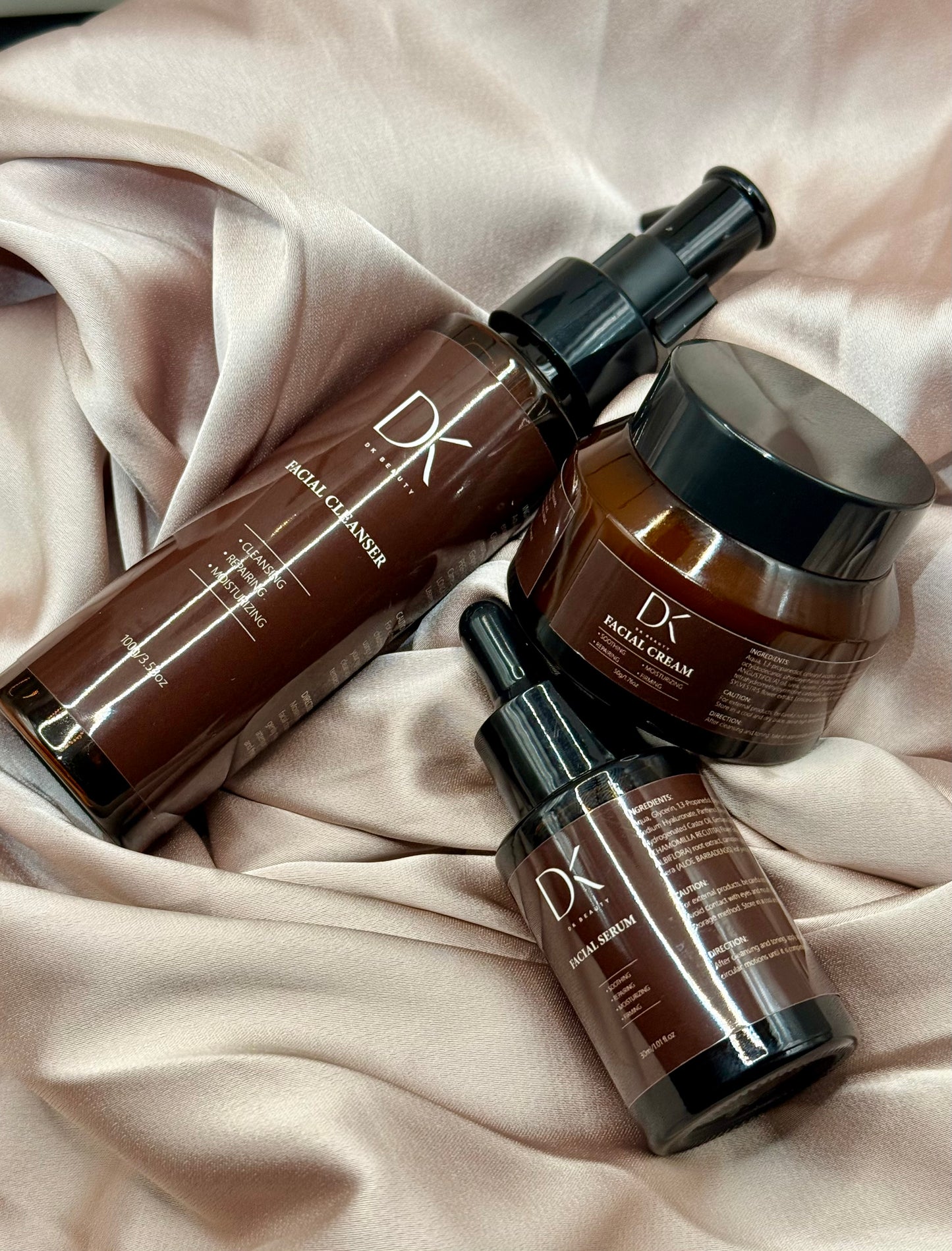 Trio : Cleanser, Serum, Cream